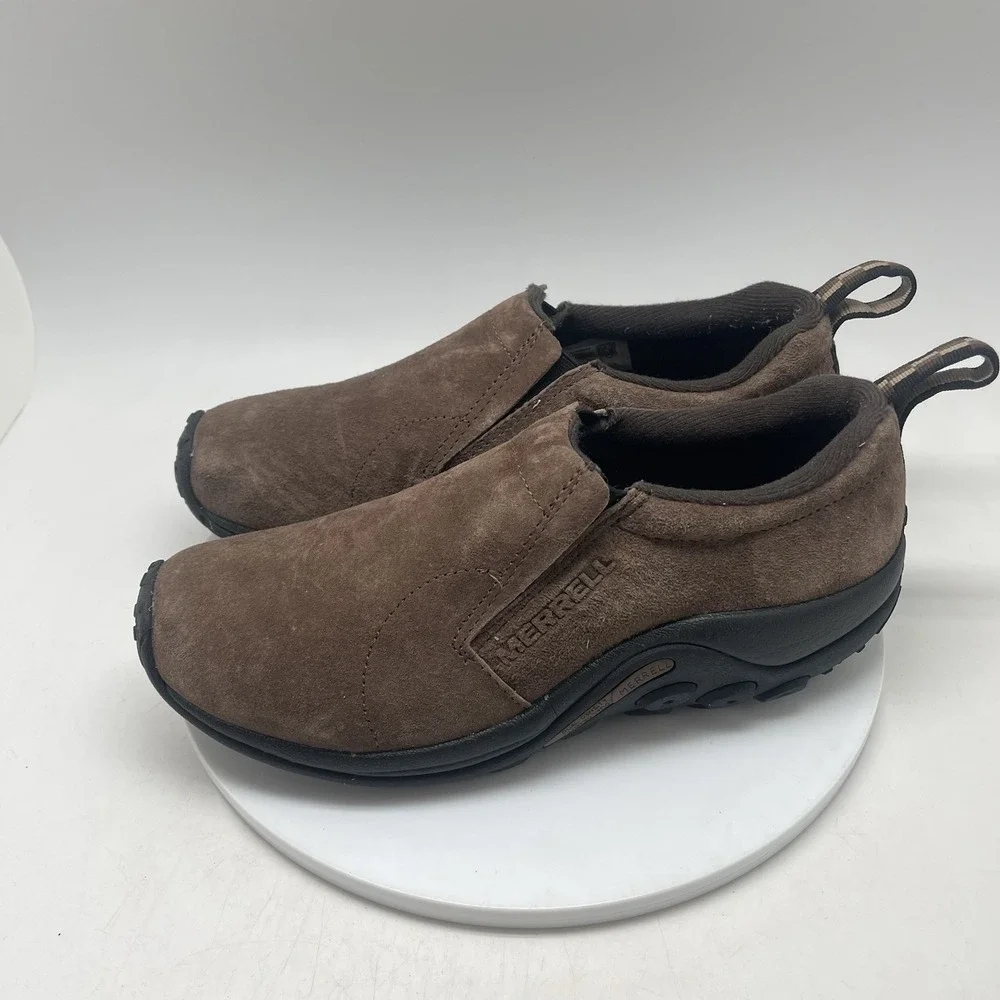 Merrell Jungle Moc Mens 9 J65685 Brown Suede‎ Slip On Loafers Casual Shoes